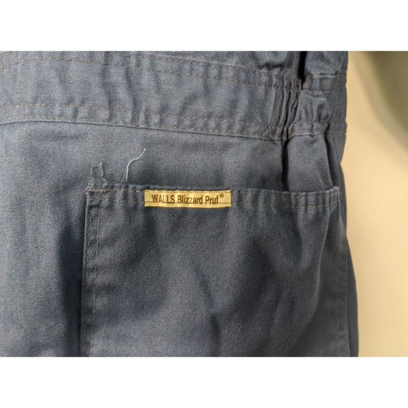 Vintage 2XL Tall Insulated Walls Mens Coveralls Blizzard Pruf Chest 50-52 Blue - Picture 4 of 15